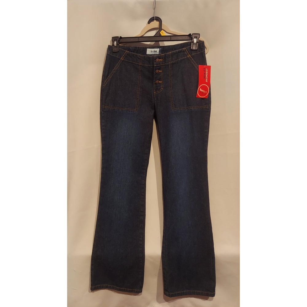 Jordache Womens Vintage Y2K Lo-Rise Button Fly Flare Jeans Size 9/10 NWT❤️